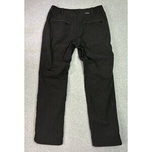 Schöffel Men’s Outdoor Hiking Pants Black Size Large L EU42 Zip Pockets Camping